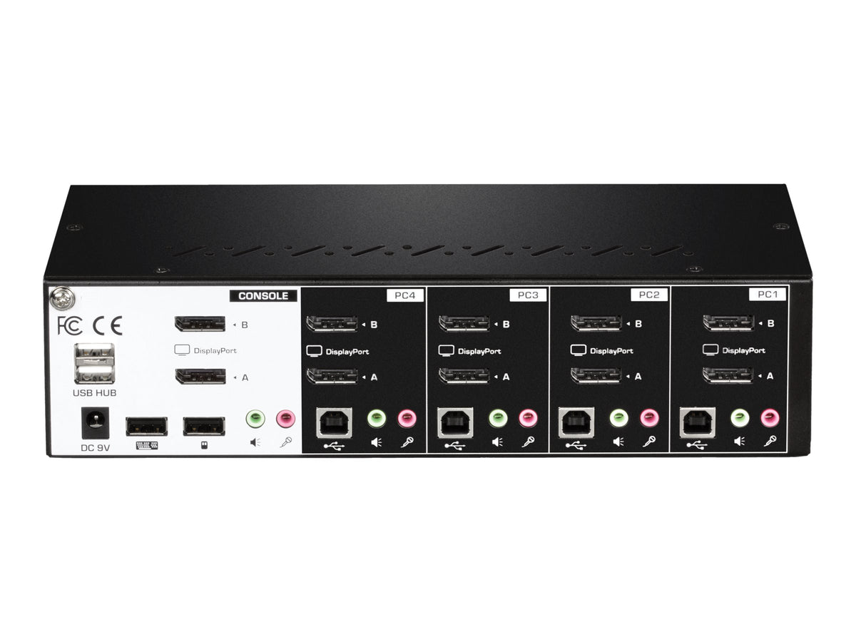 TRENDnet TK 440DP - KVM-/Audio-/USB-Switch - 4 x KVM/Audio/USB