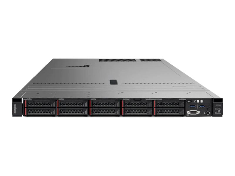 Lenovo ThinkSystem SR645 7D2X - Server - Rack-Montage - 1U - zweiweg - 1 x EPYC 7203 / 2.8 GHz - RAM 32 GB - SAS - Hot-Swap 6.4 cm (2.5")