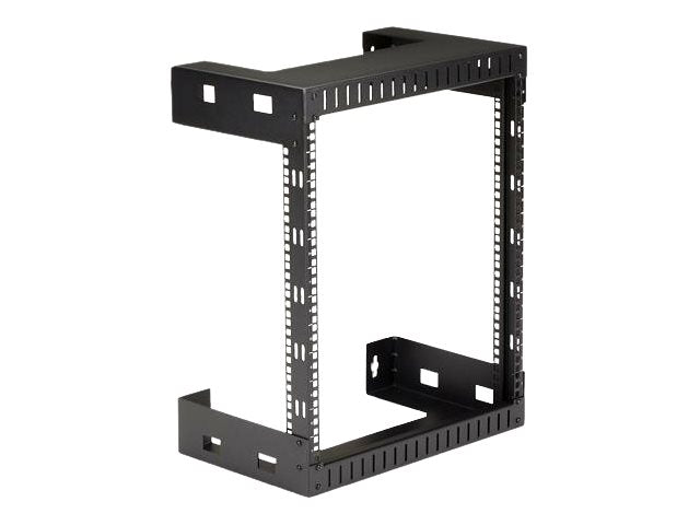 StarTech.com 12 HE wandmontage Server Rack - 30,5cm tief - Open Frame - Netzwerk Rack - 2 Post Rack - Schrank - geeignet für Wandmontage - Schwarz - 12U - 30.5 cm (12")