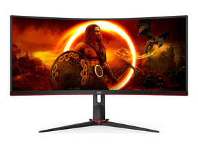 AOC Gaming CU34G2XP/BK - LED-Monitor - Gaming - gebogen - 86.4 cm (34")