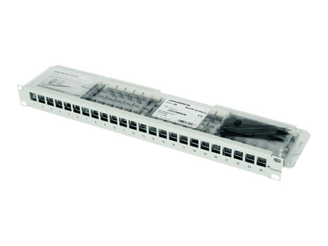 Telegärtner Karl Gärtner Telegärtner - Patch Panel - RJ-45 - Schwarz - 1U - 48.3 cm (19")