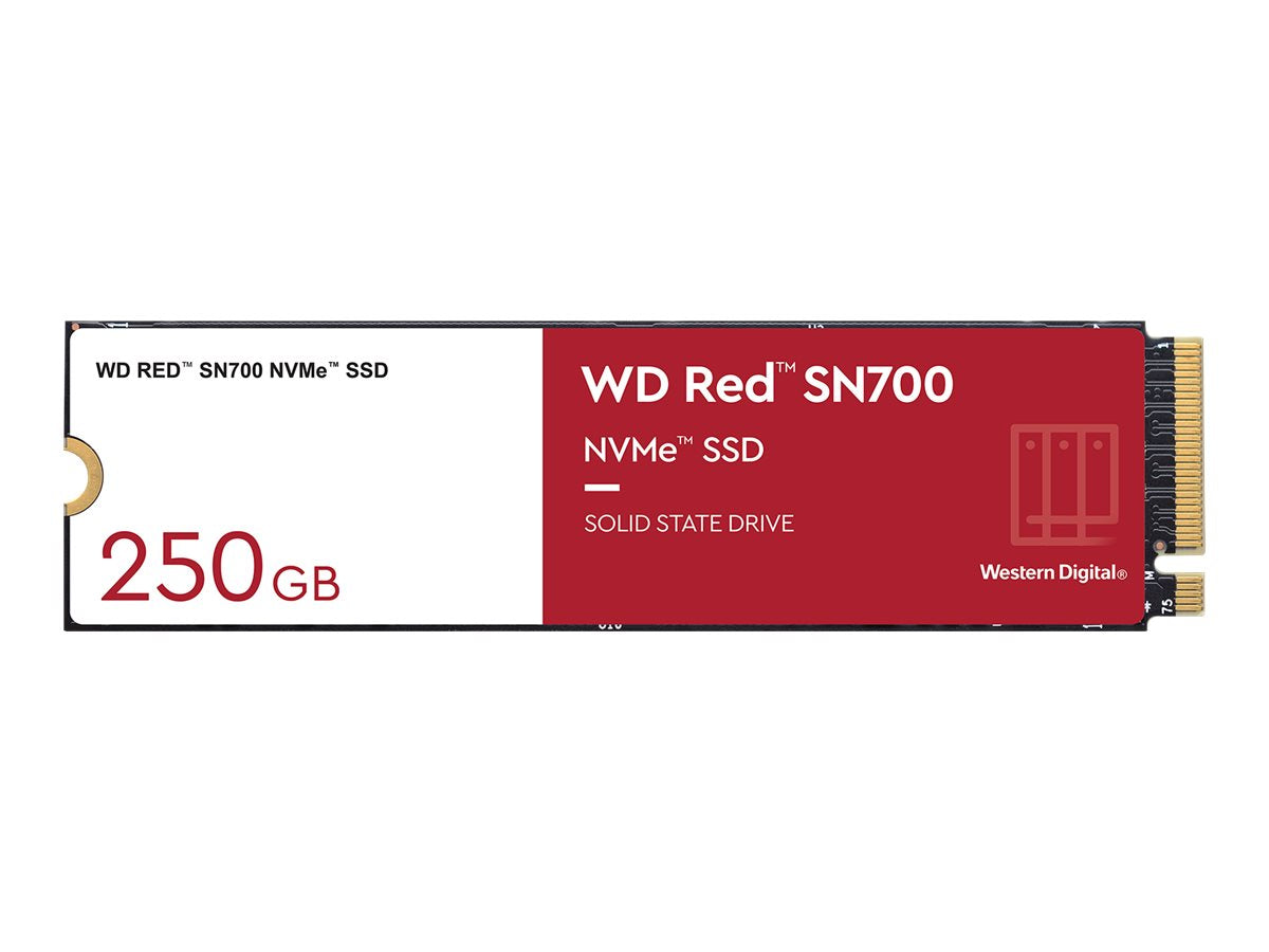 WD Red SN700 WDS250G1R0C - SSD - 250 GB - intern - M.2 2280 - PCIe 3.0 x4 (NVMe)