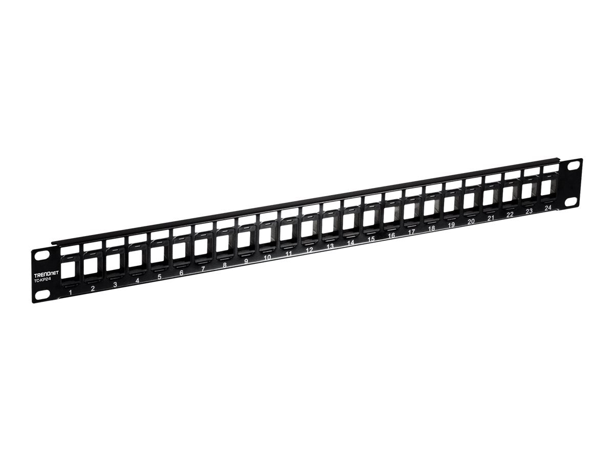 TRENDnet TC-KP24 - Patchpanel (Blindblech) - Rack montierbar - 1U - 48.3 cm (19")