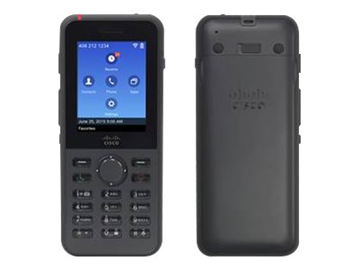 Cisco Unified Wireless IP Phone 8821 - Schnurloses Erweiterungshandgerät - mit Bluetooth-Schnittstelle - IEEE 802.11a/b/g/n/ac (Wi-Fi)