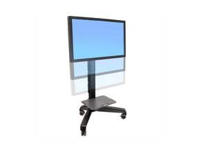 Ergotron Neo-Flex Mobile MediaCenter VHD - Wagen - Patentierte Constant Force Technologie - für LCD-Display - Kapazität 22,7 - 40,8 kg - Aluminium, Stahl, ABS-Kunststoff, Zinklegierung, Glasgefülltes Nylon - Bildschirmgröße: 94-190.5 cm (37"-75")