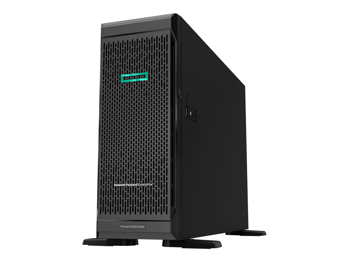 HPE ProLiant ML350 Gen10 Base - Server - Tower - 4U - zweiweg - 1 x Xeon Silver 4210R / 2.4 GHz - RAM 16 GB - SATA/SAS - Hot-Swap 6.4 cm (2.5")