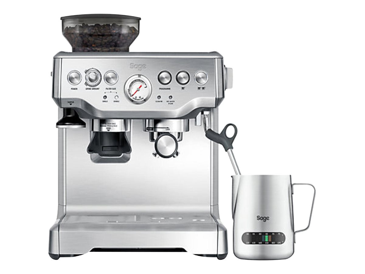 Sage SES875BSS2EEU1A The Barista Express - Automatische Kaffeemaschine mit Cappuccinatore