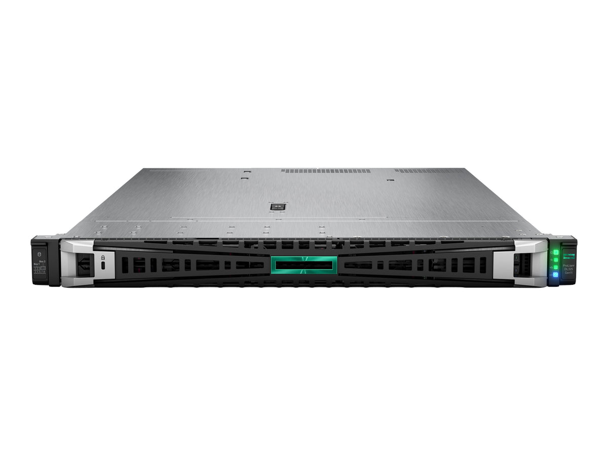 HPE ProLiant DL325 Gen11 Base - Server - Rack-Montage - 1U - 1-Weg - 1 x EPYC 9124 / 3 GHz - RAM 32 GB - SATA/SAS/NVMe - Hot-Swap 6.4 cm (2.5")