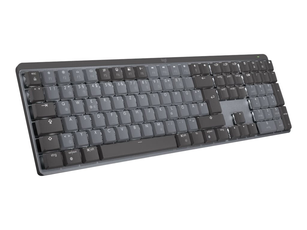 Logitech Master Series MX Mechanical - Tastatur - hinterleuchtet - kabellos - Bluetooth LE - QWERTY - Nordisch (Dänisch/Finnisch/Norwegisch/Schwedisch)