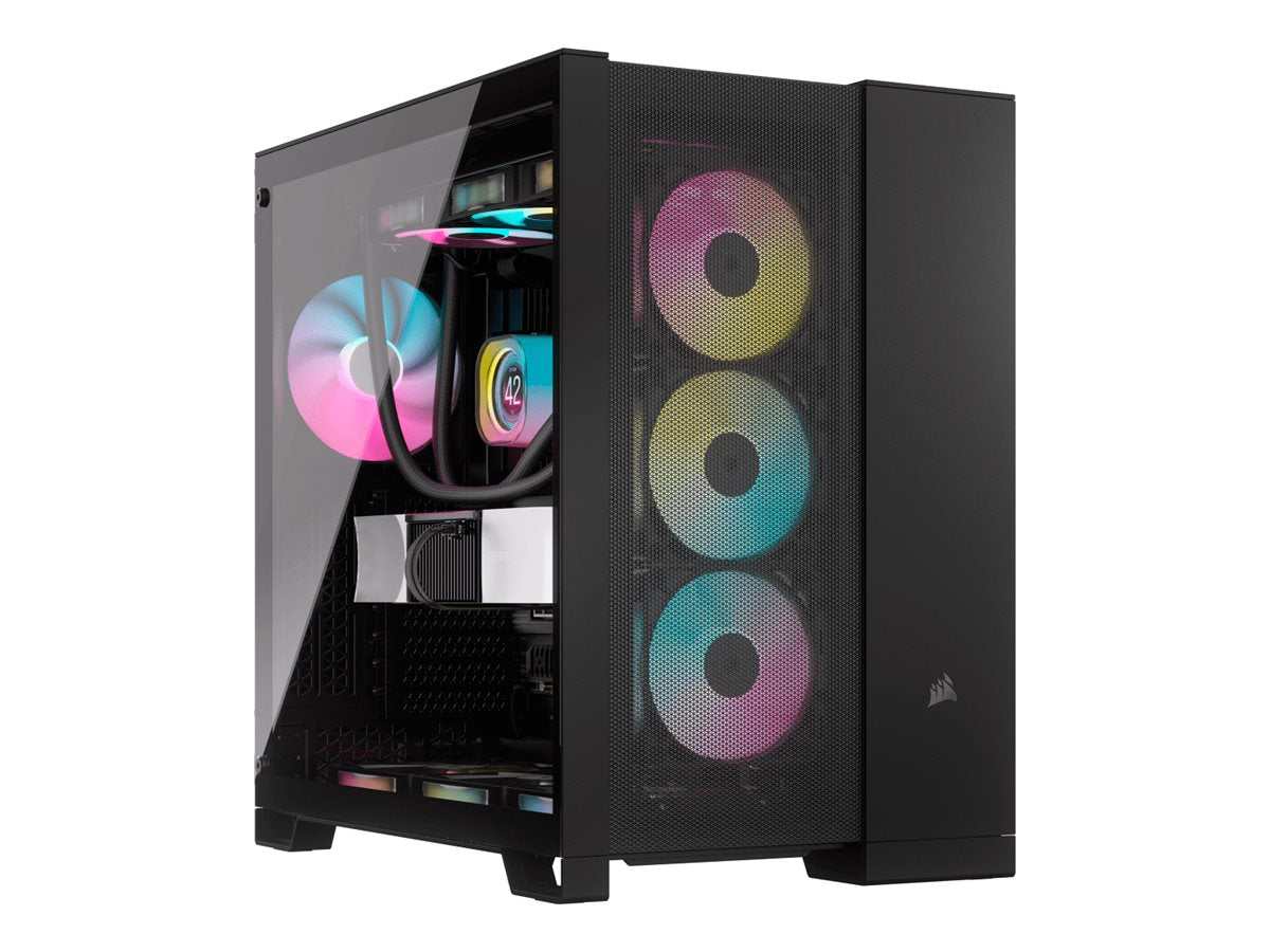 Corsair 6500D AIRFLOW - Mid tower - ATX - Seitenteil mit Fenster (gehärtetes Glas)