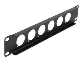 Delock Patchpanel (Blindblech) - Rack montierbar - Schwarz - 1U - 25.4 cm (10")