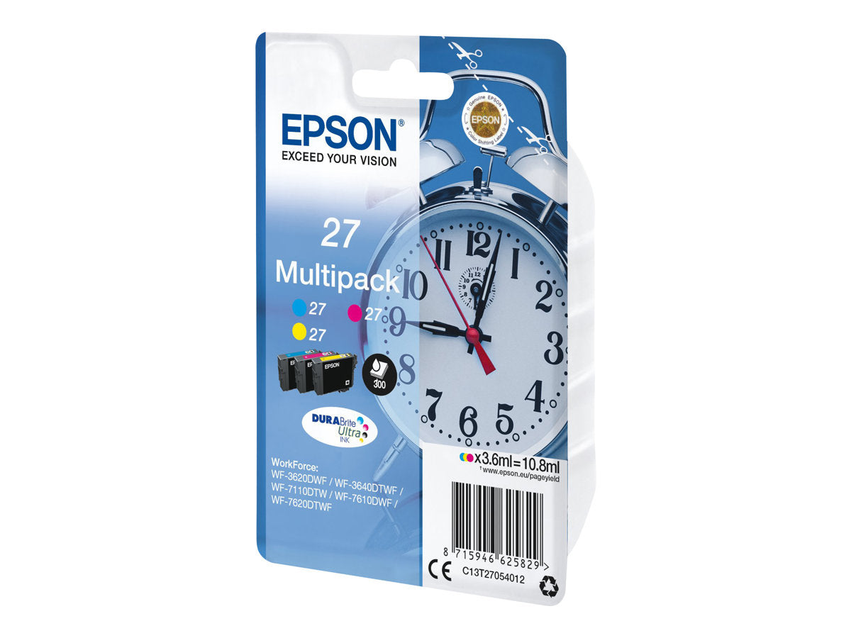 Epson 27 Multi-Pack - 3er-Pack - 10.8 ml - Gelb, Cyan, Magenta