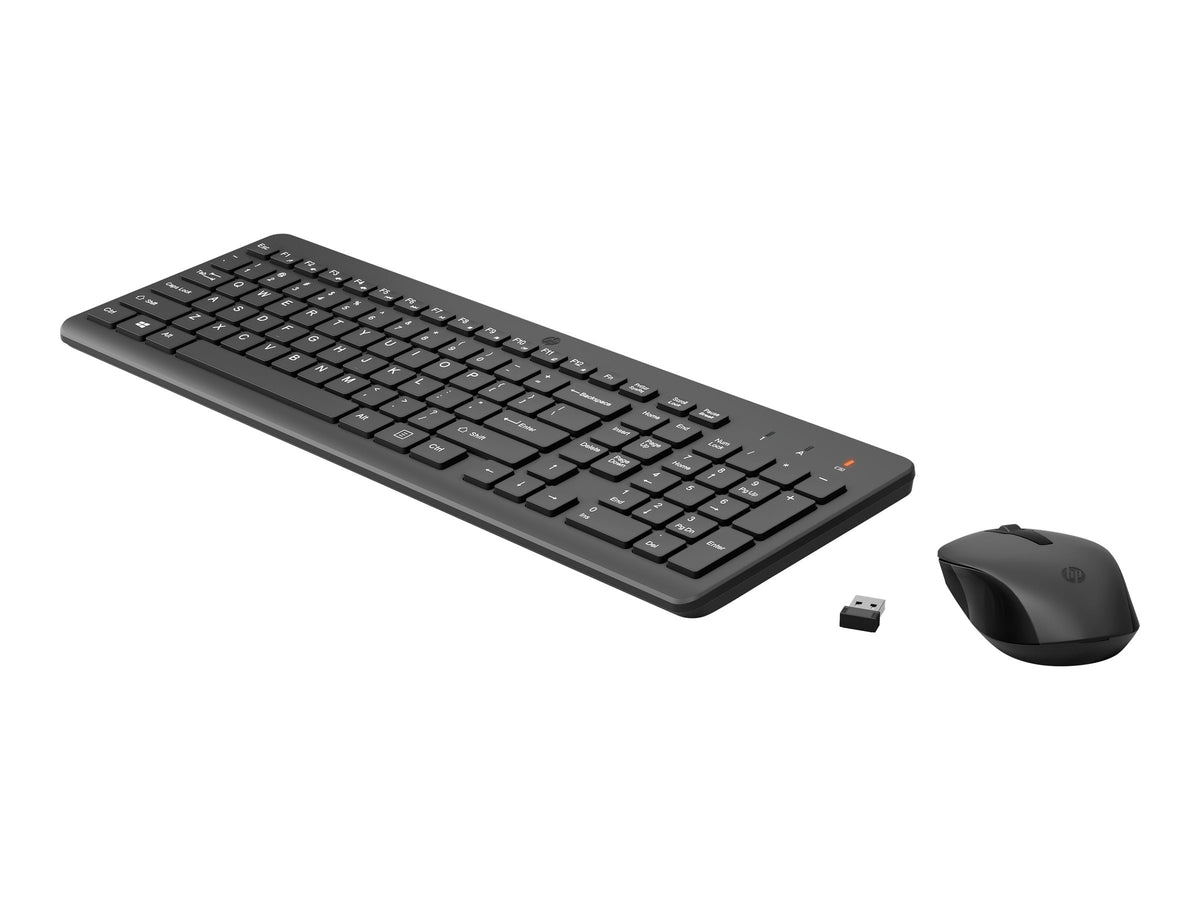 HP 330 - Tastatur-und-Maus-Set - kabellos - 2.4 GHz