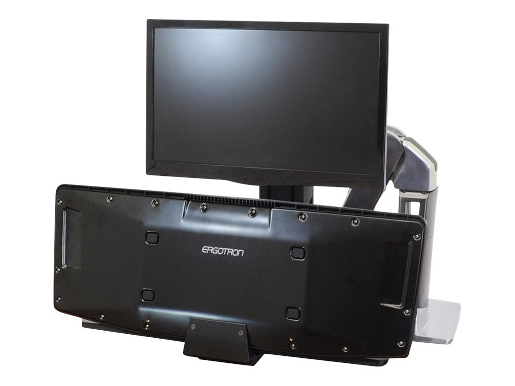 Ergotron WorkFit-A LCD HD with Worksurface+ Standing Desk - Befestigungskit (Spannbefestigung für Tisch, Pivot, Flexibler Arm, Tastatur-Tablett, Arbeitsoberfläche)