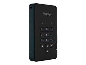 iStorage diskAshur² - Festplatte - verschlüsselt - 4 TB - extern (tragbar)