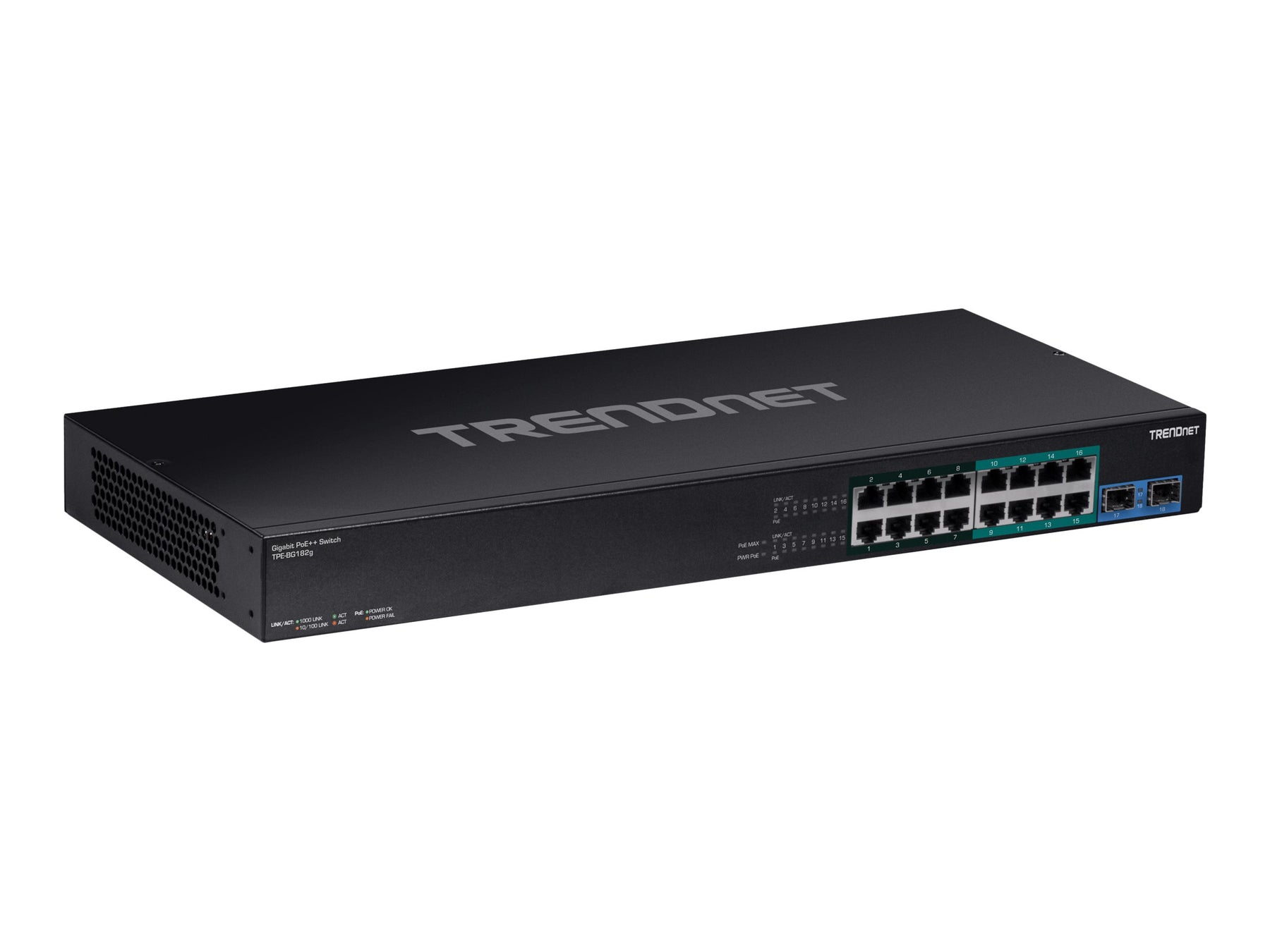 TRENDnet TPE BG102G - Switch - unmanaged - 8 x 10/100/1000 (PoE++)