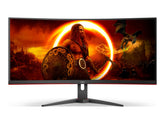 AOC Gaming CU34G2XE/BK - LED-Monitor - Gaming - gebogen - 86.4 cm (34")