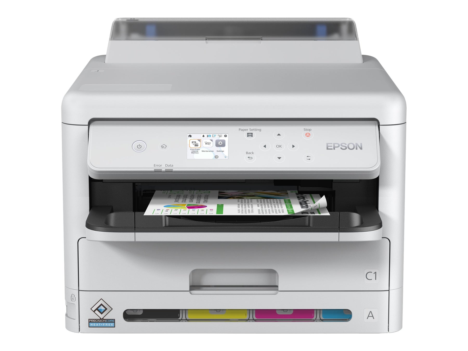 Epson WorkForce Pro WF-C5390DW - Drucker - Farbe - Duplex - Tintenstrahl - A4/Legal - 4800 x 1200 dpi - bis zu 25 Seiten/Min. (einfarbig)/