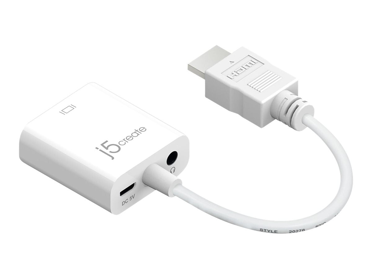 j5create JDA213 - Adapterkabel - HDMI männlich zu HD-15 (VGA)