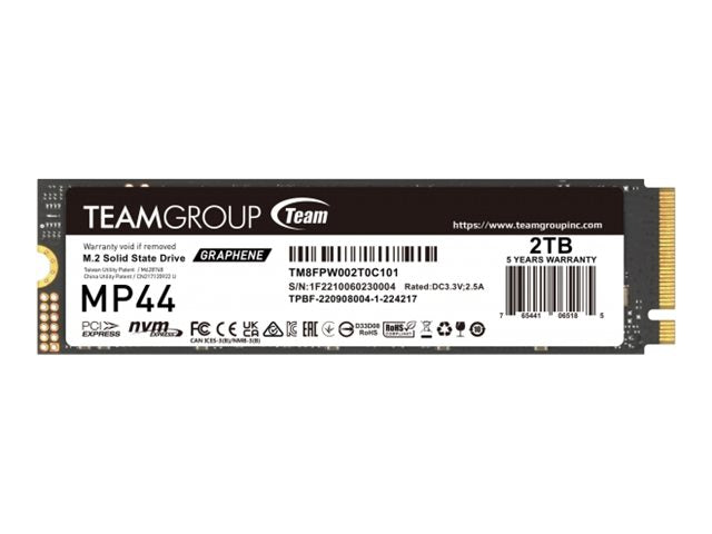 Team Group MP44 - SSD - 2 TB - intern - M.2 2280 - PCIe 4.0 x4 (NVMe)