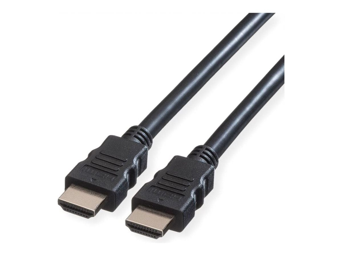 VALUE Ultra High Speed - HDMI-Kabel mit Ethernet - HDMI männlich zu HDMI männlich - 5 m - Doppelisolierung - Schwarz - unterstützt 8K 60 Hz (7680 x 4320)