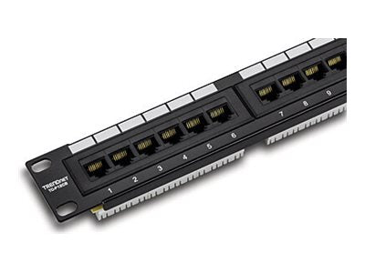 TRENDnet Patch Panel - CAT 6 - RJ-45 X 12