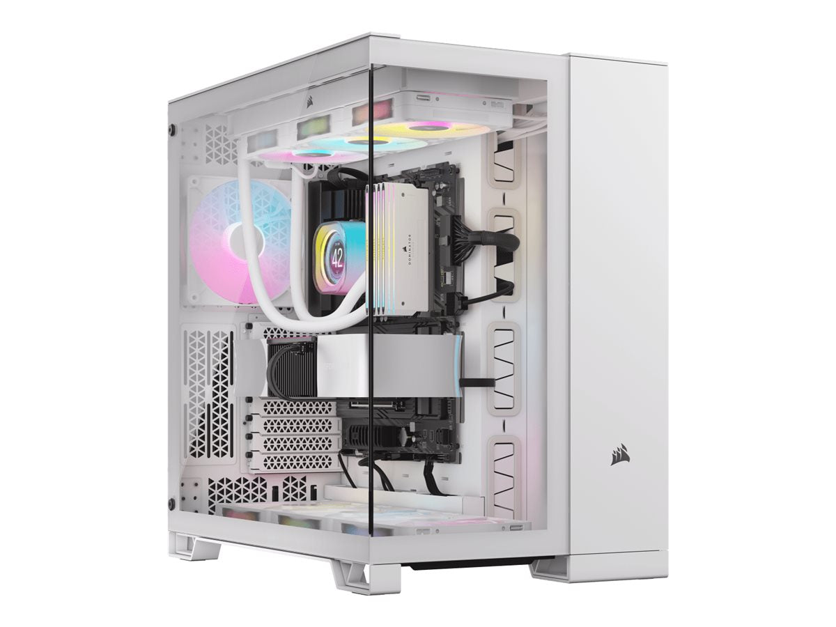 Corsair iCUE 6500X RGB - Mid tower - ATX - Seitenteil mit Fenster (gehärtetes Glas)