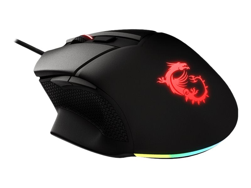 MSI Clutch GM20 Gaming - Maus - ergonomisch - Für Rechtshänder