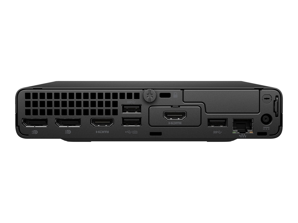 HP Pro 400 G9 - Wolf Pro Security - Mini - Core i5 13500T / 1.6 GHz - RAM 8 GB - SSD 256 GB - NVMe - UHD Graphics 770 - 1GbE, 802.11ax (Wi-Fi 6E)