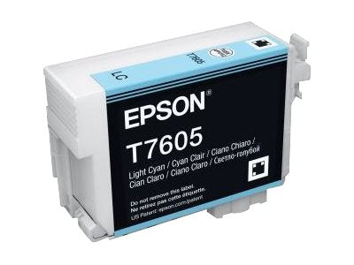 Epson T7605 - 26 ml - hell Cyan - Original - Blisterverpackung