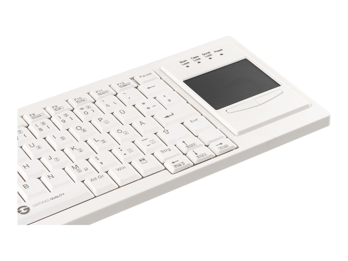 GETT CleanType Xtra Touch - Tastatur - mit Touchpad