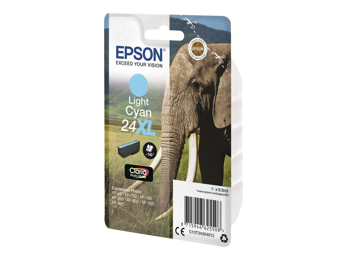 Epson 24XL - 9.8 ml - XL - Cyan - Original - Tintenpatrone