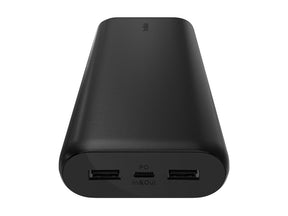 Belkin Powerbank - 20000 mAh - 20 Watt - Fast Charge, PD - 3 Ausgabeanschlussstellen (2 x USB, 24 pin USB-C)