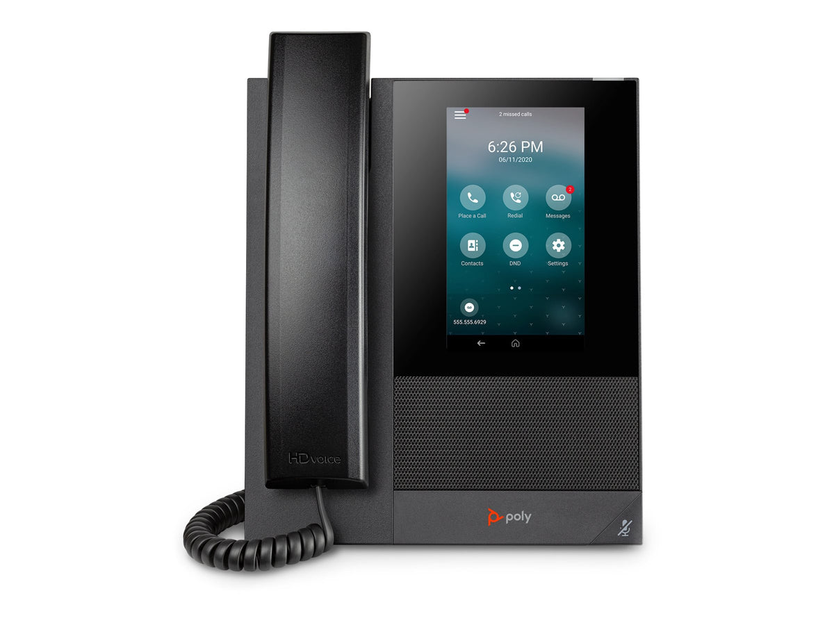 HP Poly CCX 400 - VoIP-Telefon mit Rufnummernanzeige/Anklopffunktion