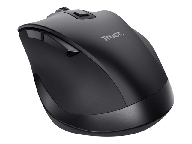 Trust Fyda Comfort - Maus - eco - ergonomisch - Für Rechtshänder - optisch - 6 Tasten - kabellos - 2.4 GHz - kabelloser Empfänger (USB)