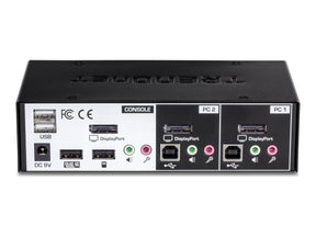 TRENDnet TK 241DP - KVM-/Audio-/USB-Switch - 2 x KVM/Audio/USB