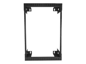 StarTech.com 15 HE wandmontage Server Rack - 30,5cm tief - Open Frame - Netzwerk Rack - 2 Post Rack - Schrank - geeignet für Wandmontage - Schwarz - 15U - 30.5 cm (12")