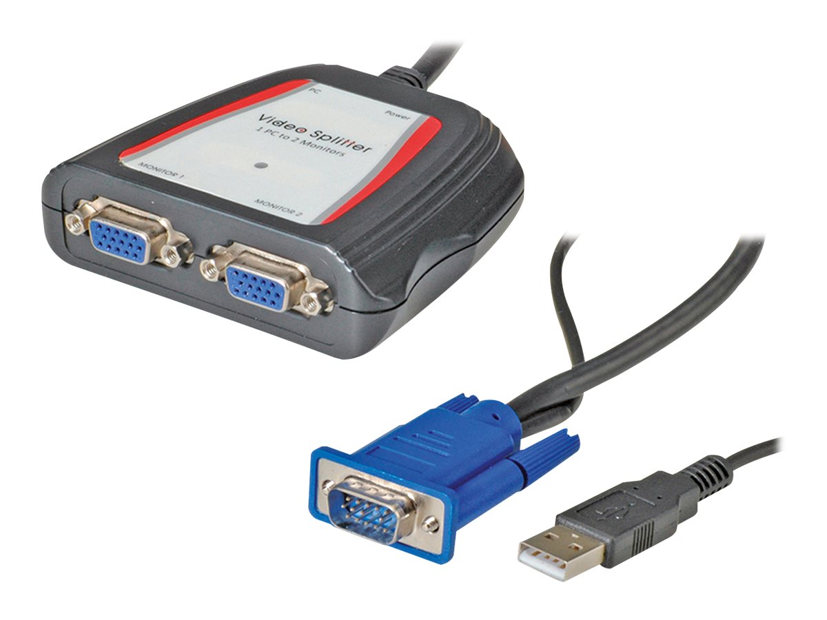 VALUE Portable VGA Video Splitter - Video-Verteiler