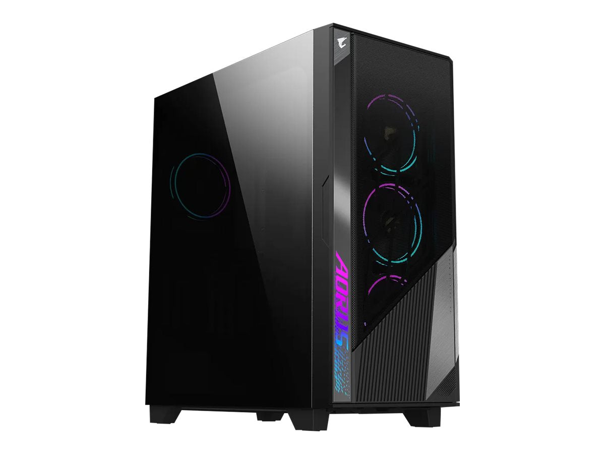 Gigabyte AORUS C500 GLASS - Mid tower - ATX - Seitenteil mit Fenster (gehärtetes Glas)