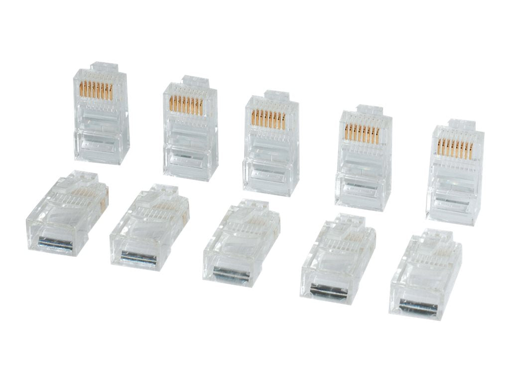 ROLINE Secomp - Netzwerkanschluss - RJ-45 (M) - UTP - CAT 5e (Packung mit 10)