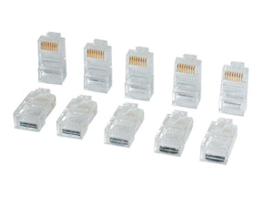 ROLINE Secomp - Netzwerkanschluss - RJ-45 (M) - UTP - CAT 5e (Packung mit 10)