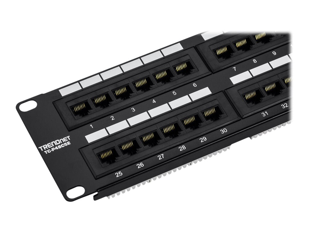 TRENDnet Patch Panel - CAT 5e - UTP - 48 Ports