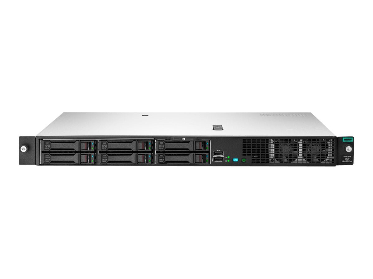 HPE ProLiant DL20 Gen10 Plus - Server - Rack-Montage - 1U - 1-Weg - 1 x Xeon E-2314 / 2.8 GHz - RAM 16 GB - SATA - Hot-Swap 6.4 cm (2.5")