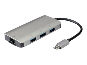 ROLINE Hub - 3 x SuperSpeed USB 3.0 x 10/100/1000