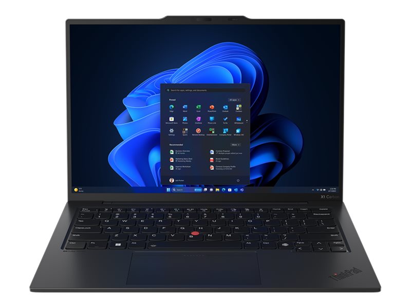 Lenovo ThinkPad X1 Carbon Gen 12 21KC - 180°-Scharnierdesign - Intel Core Ultra 7 155U / 1.7 GHz - Evo - Win 11 Pro - Intel Graphics - 16 GB RAM - 512 GB SSD TCG Opal Encryption 2, NVMe, Performance - 35.6 cm (14")