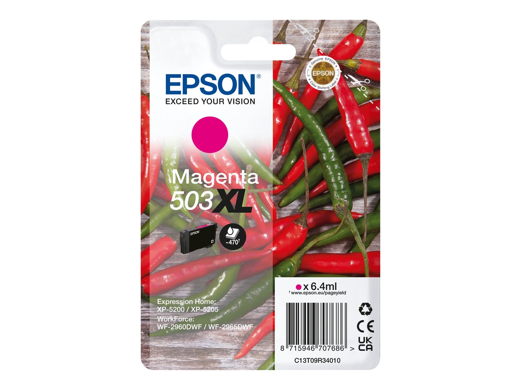 Epson 503XL - 6.4 ml - XL - Magenta - original