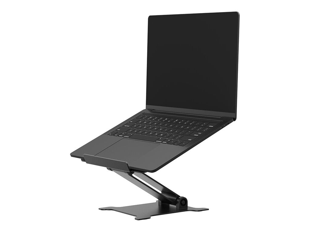 Neomounts Aufstellung - faltbar - für Notebook - Aluminium - Schwarz - Bildschirmgröße: 27.9-38.1 cm (11"-15")