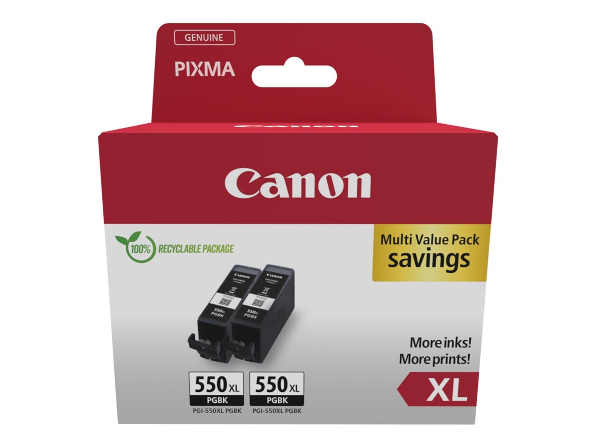 Canon PGI-550PGBK XL Twin pack - 2er-Pack - 15 ml