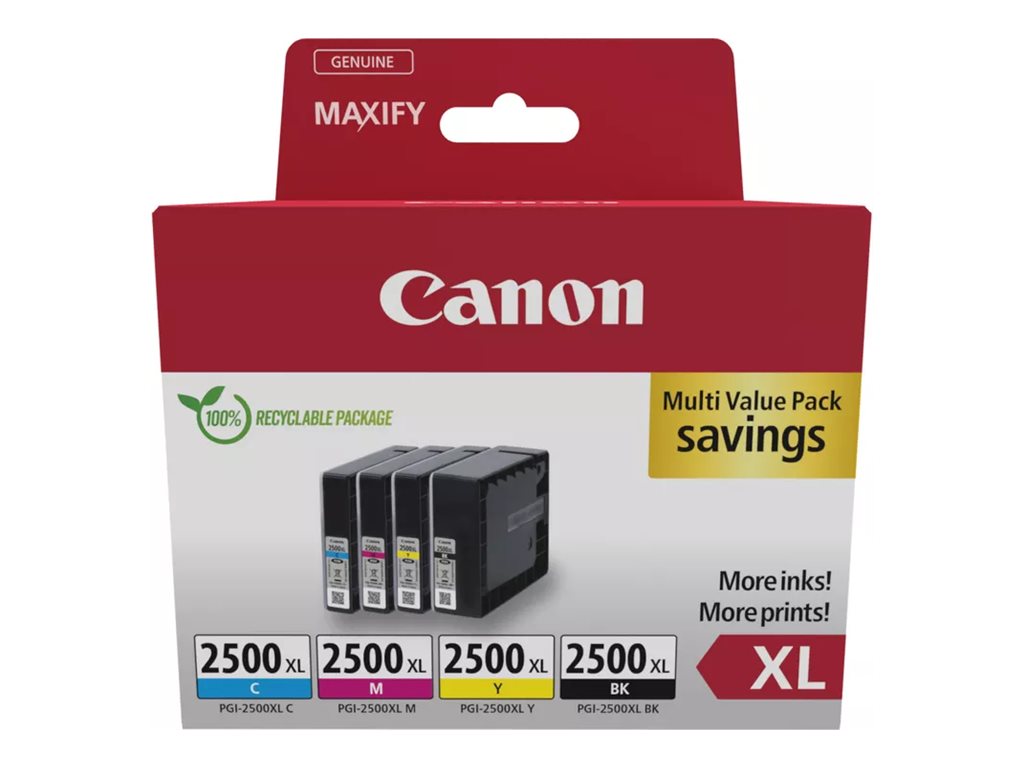 Canon PGI-2500XL BK/C/M/Y Multipack - 4er-Pack