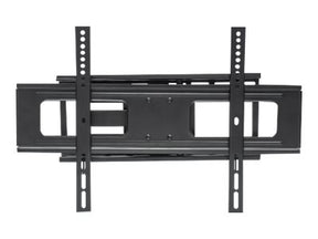 Manhattan TV & Monitor Mount, VESA 200x200 to 600x400, Max 50kg, LFD, Tilt & Swivel with 3 Pivots, Lifetime Warranty - Klammer - für LCD TV - stabiler Stahl - Schwarz - Bildschirmgröße: 94-177.8 cm (37"-70")